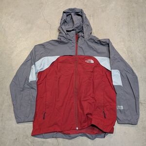 The North Face Hydrenalite Boys L Red and Gray Jacket